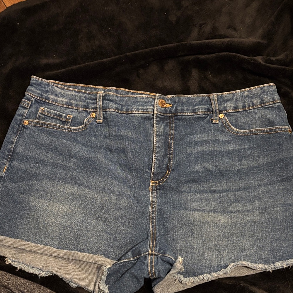 Sofia by Sofia Vergara Blue Jean Shorts size 16